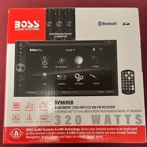BOSS 6.95" Bluetooth DVD/MP3/CD AM/FM Receiver - Black